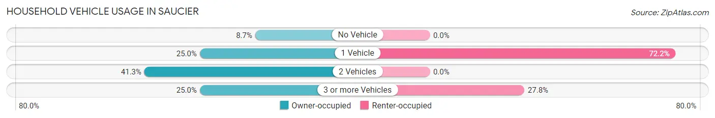 Household Vehicle Usage in Saucier