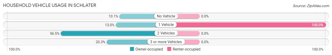 Household Vehicle Usage in Schlater
