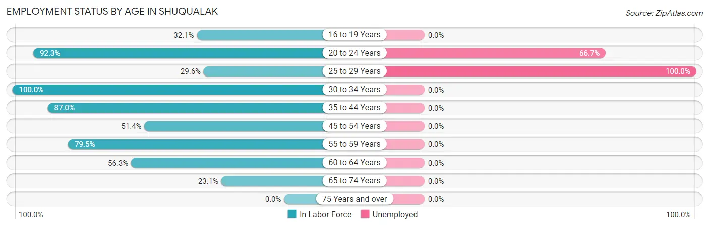 Employment Status by Age in Shuqualak