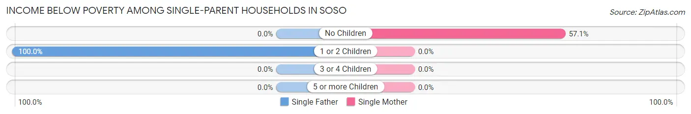Income Below Poverty Among Single-Parent Households in Soso