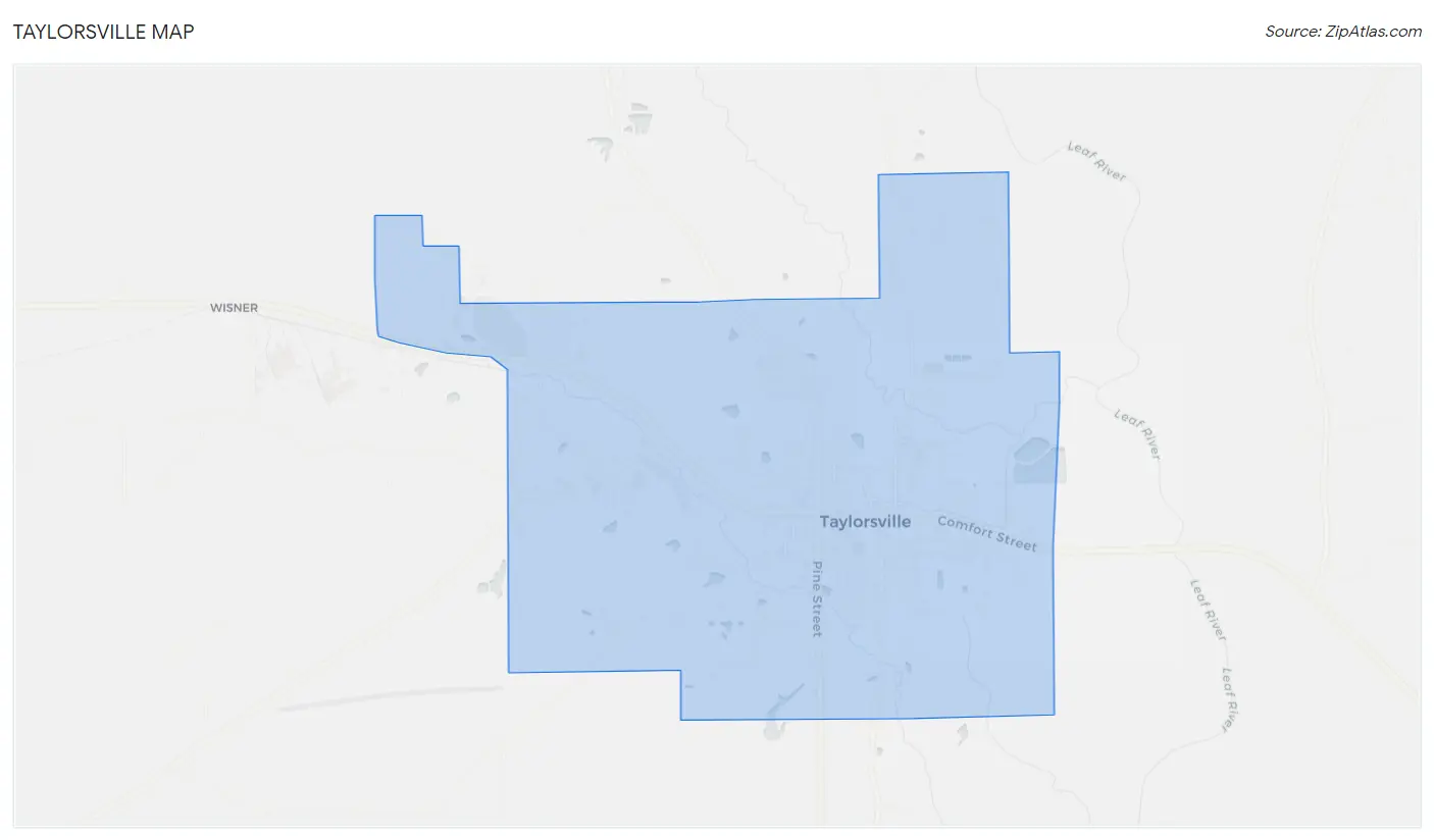 Taylorsville Map