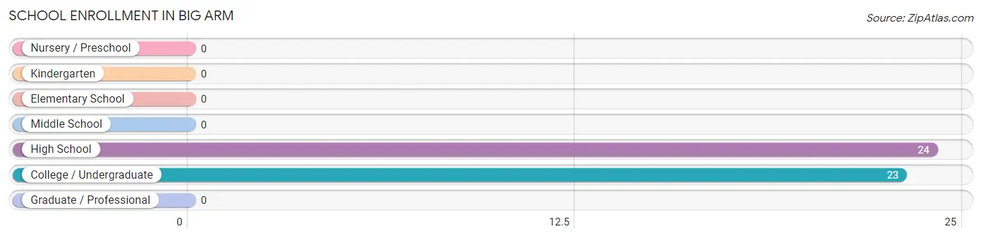 School Enrollment in Big Arm