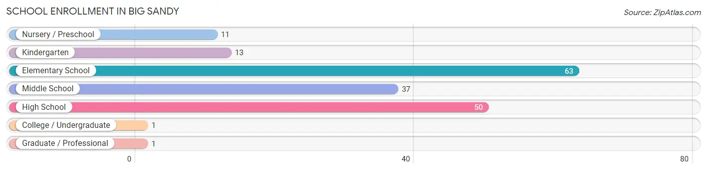 School Enrollment in Big Sandy