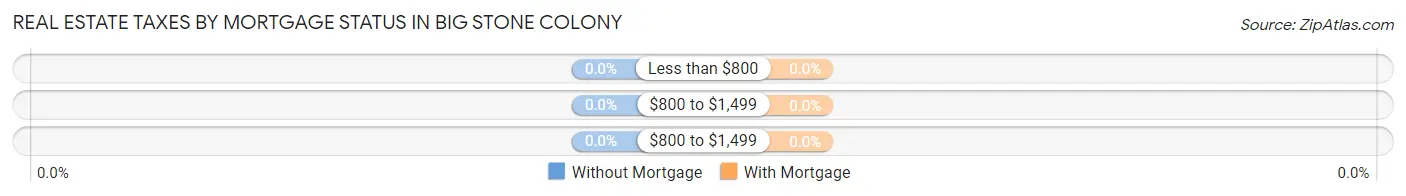 Real Estate Taxes by Mortgage Status in Big Stone Colony