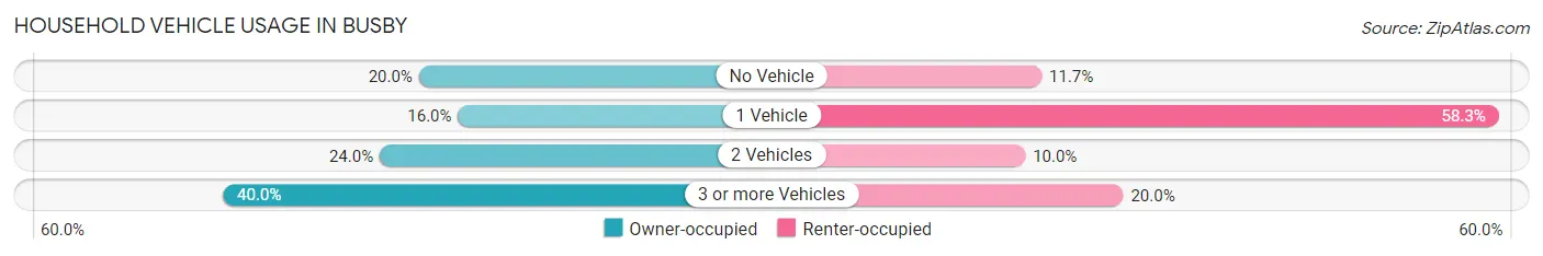 Household Vehicle Usage in Busby
