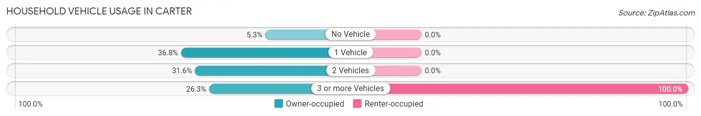 Household Vehicle Usage in Carter