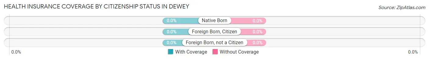 Health Insurance Coverage by Citizenship Status in Dewey