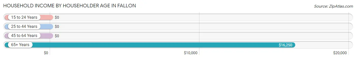 Household Income by Householder Age in Fallon