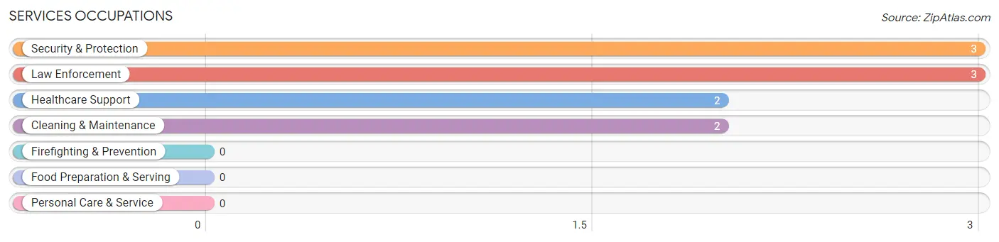 Services Occupations in Garrison