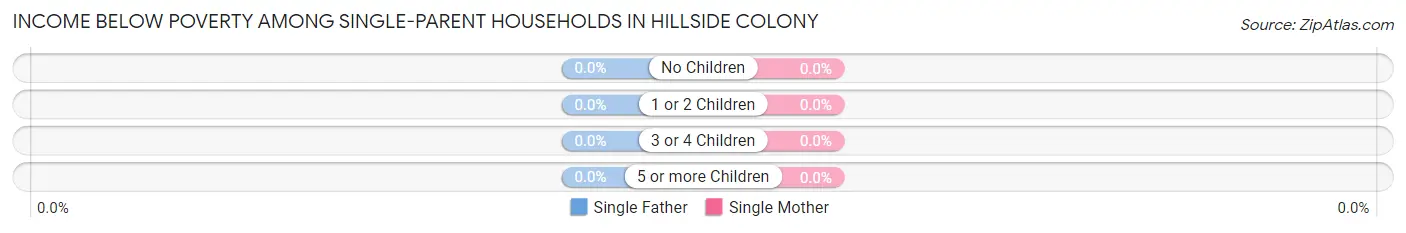 Income Below Poverty Among Single-Parent Households in Hillside Colony