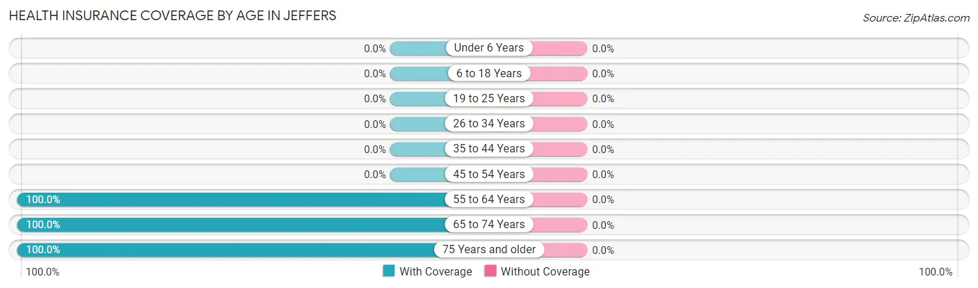 Health Insurance Coverage by Age in Jeffers