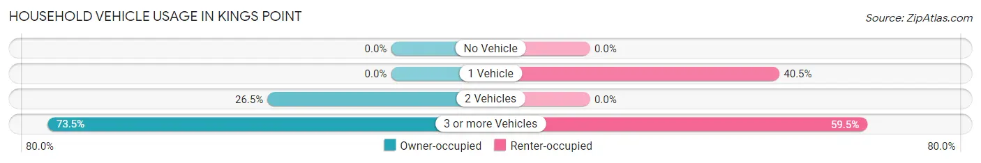 Household Vehicle Usage in Kings Point
