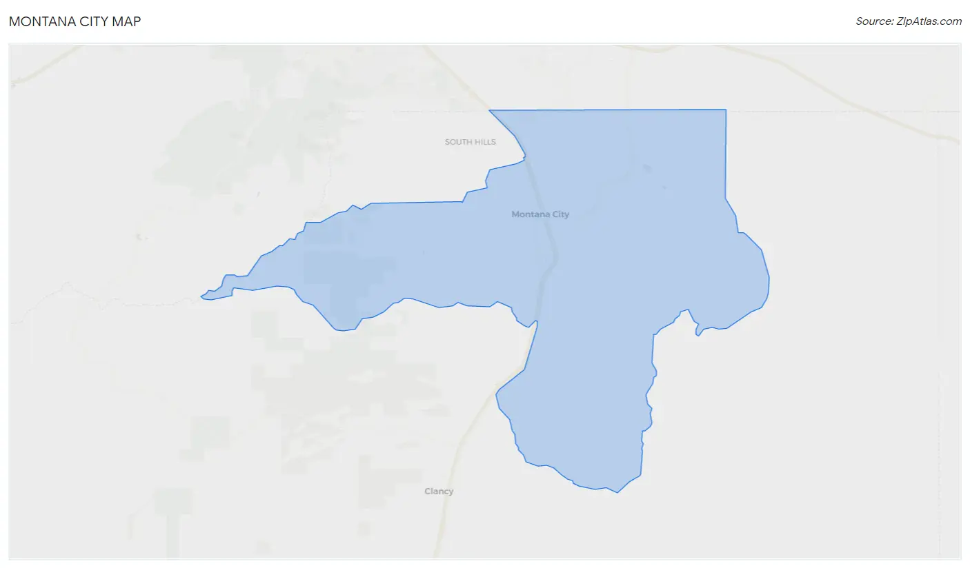 Montana City Map