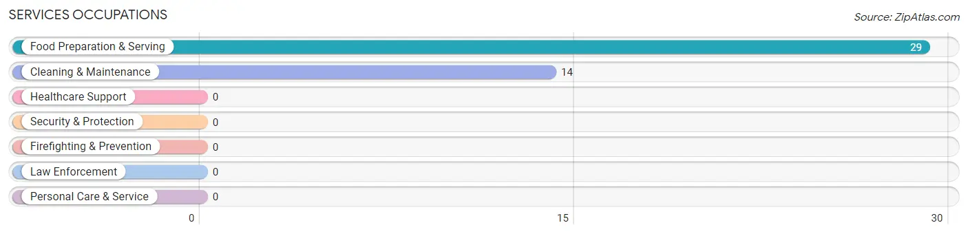 Services Occupations in Pioneer Junction