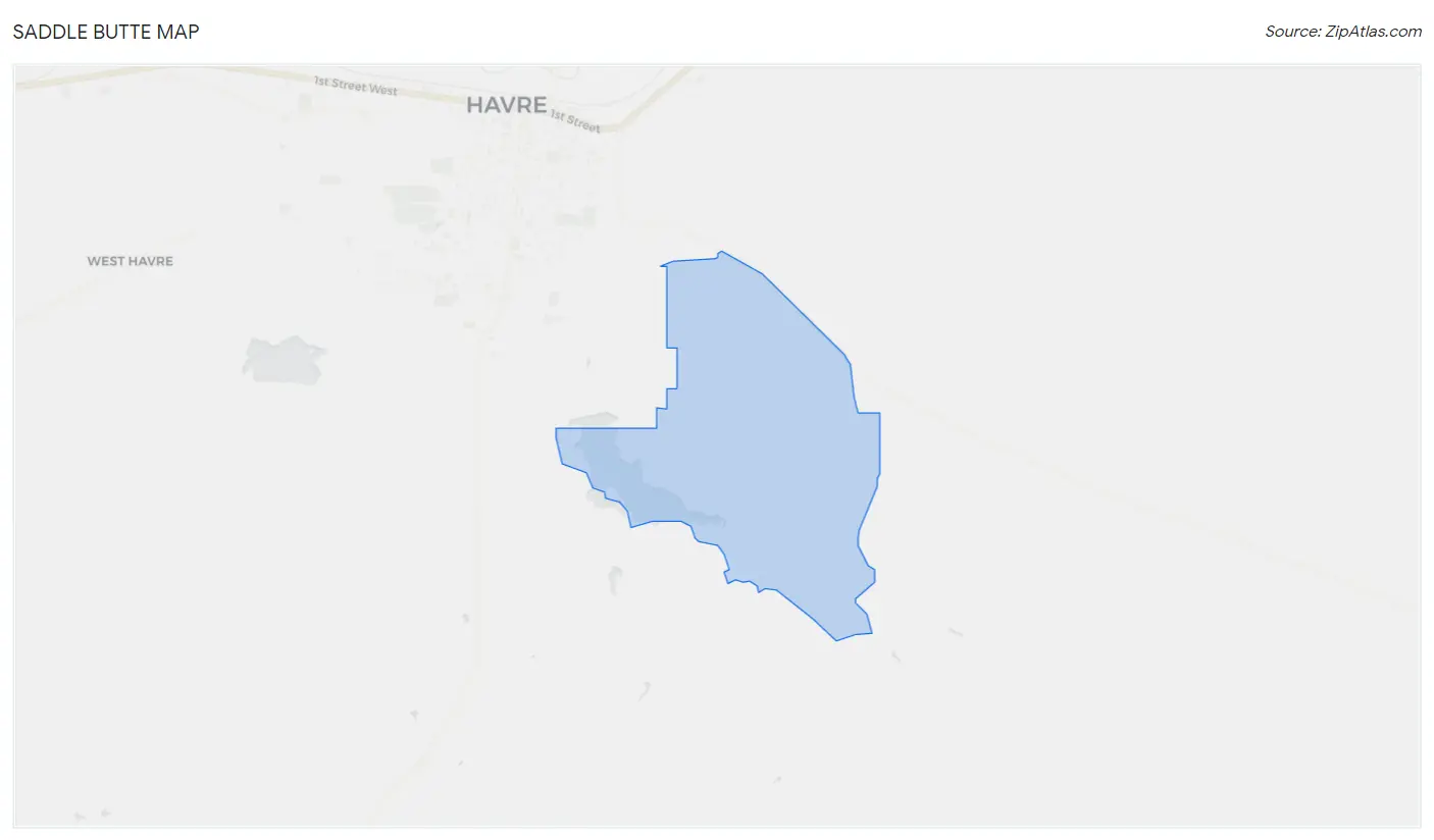 Saddle Butte Map