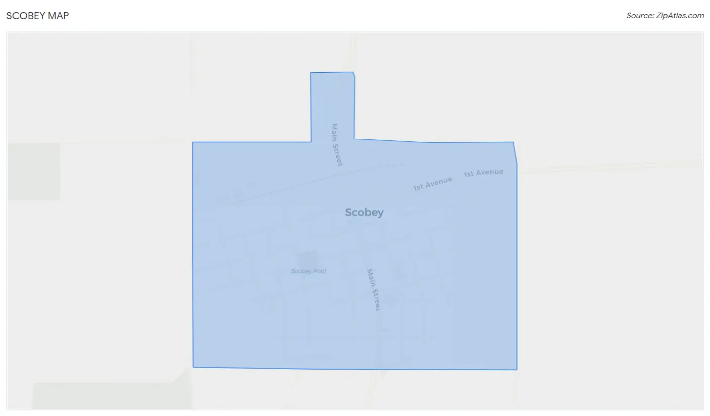 Scobey Map
