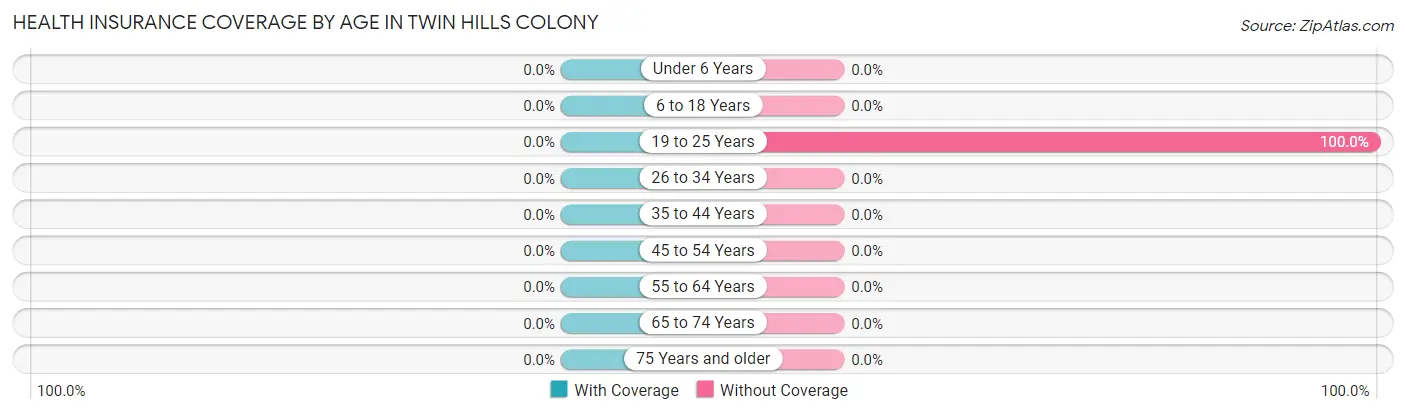 Health Insurance Coverage by Age in Twin Hills Colony