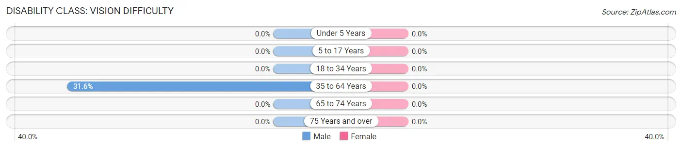 Disability in West Havre: <span>Vision Difficulty</span>