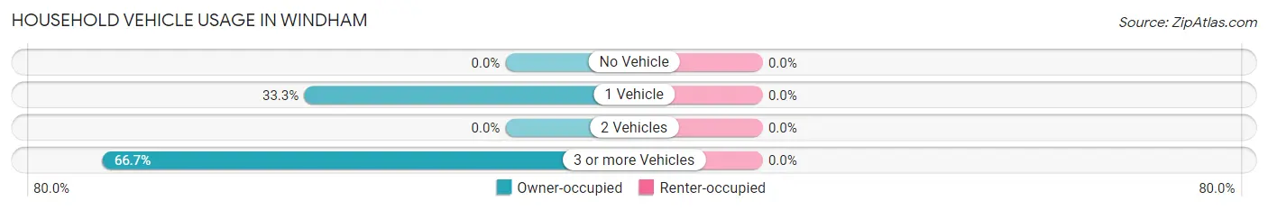 Household Vehicle Usage in Windham