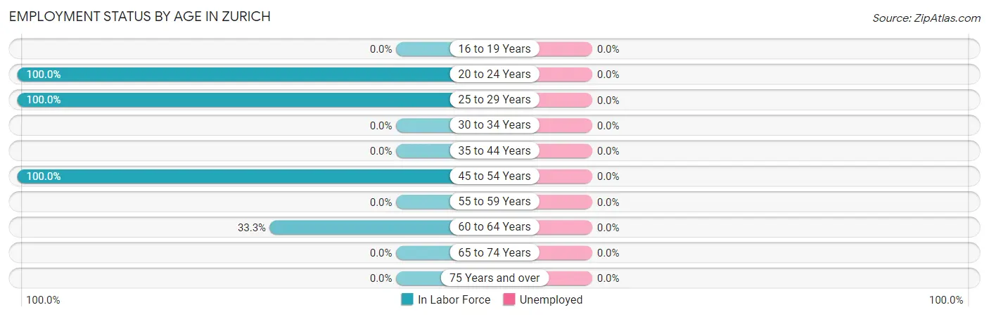 Employment Status by Age in Zurich