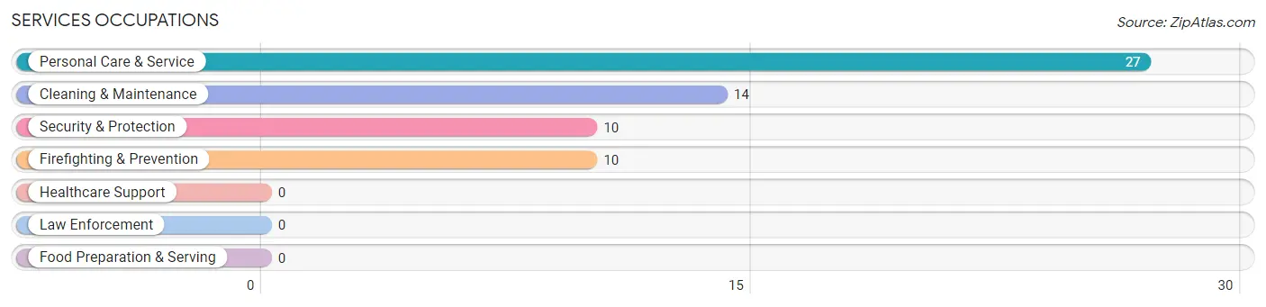 Services Occupations in Barker Ten Mile