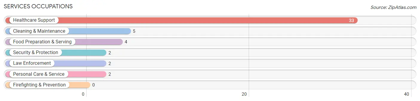 Services Occupations in Bayboro