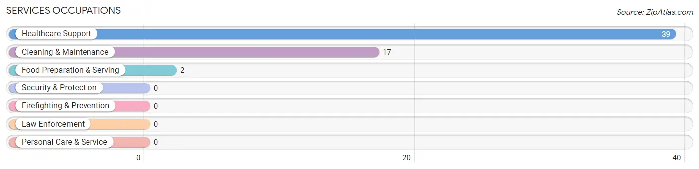 Services Occupations in Cameron