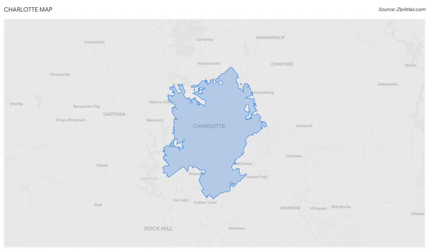 Charlotte Map