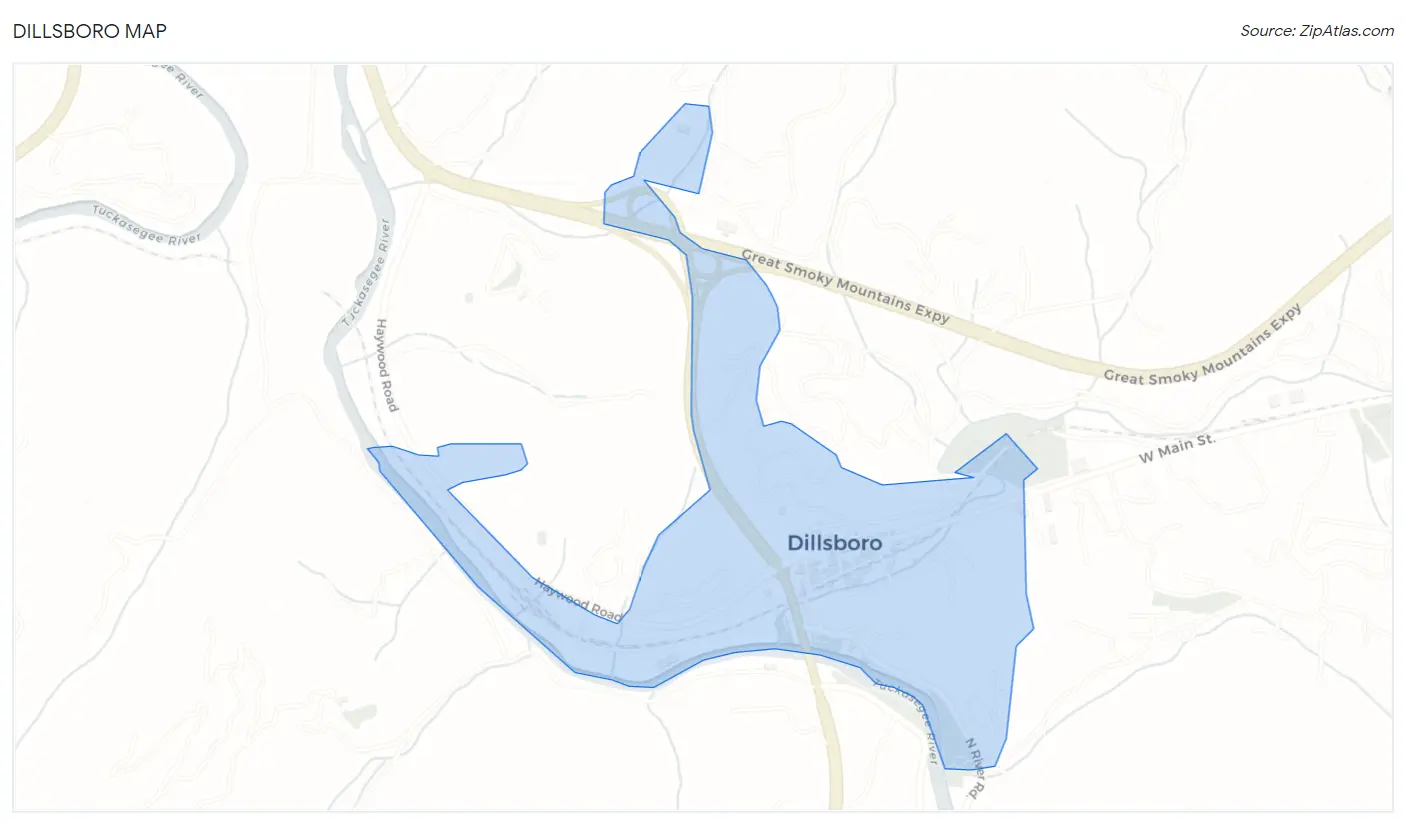 Dillsboro Map