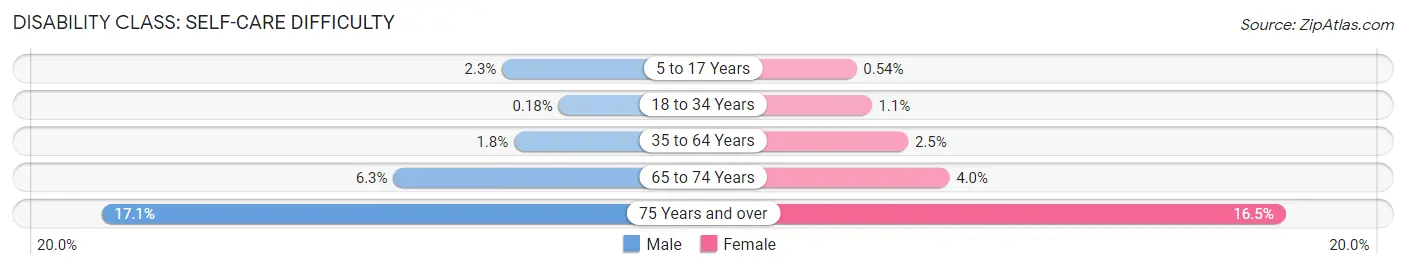 Disability in High Point: <span>Self-Care Difficulty</span>