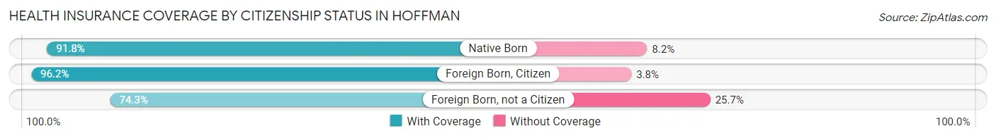 Health Insurance Coverage by Citizenship Status in Hoffman
