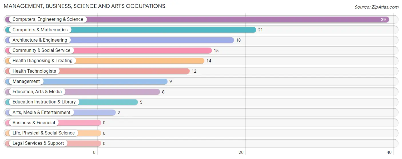 Management, Business, Science and Arts Occupations in Hoffman