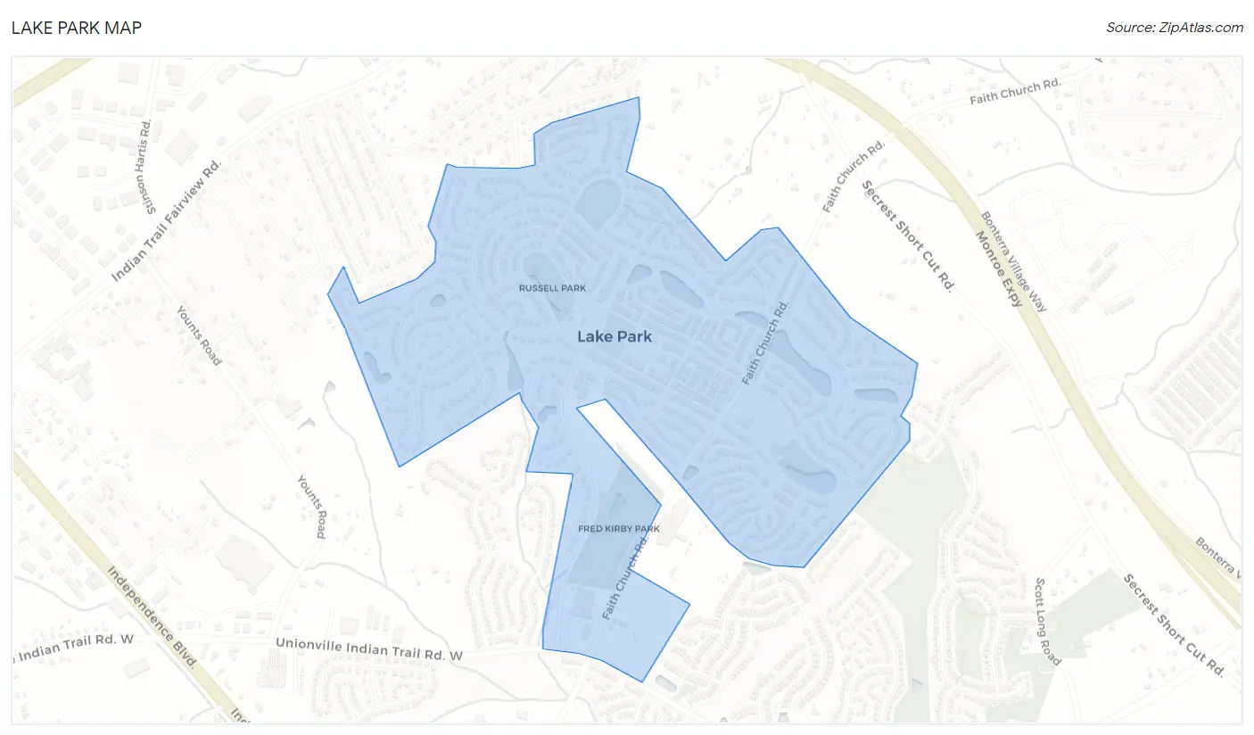 Lake Park Map