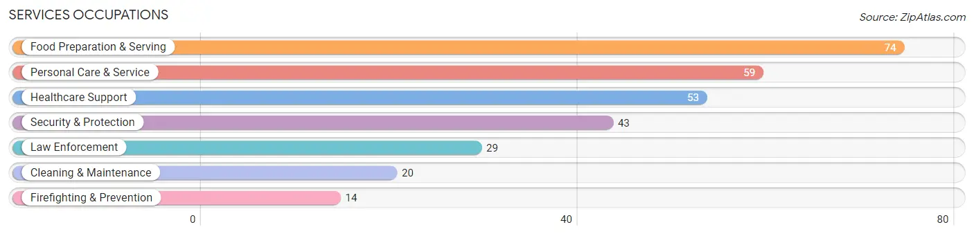 Services Occupations in Lake Park