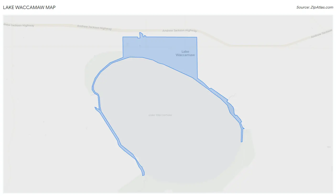 Lake Waccamaw Map