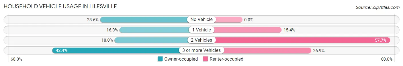 Household Vehicle Usage in Lilesville