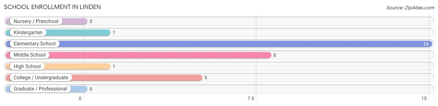 School Enrollment in Linden