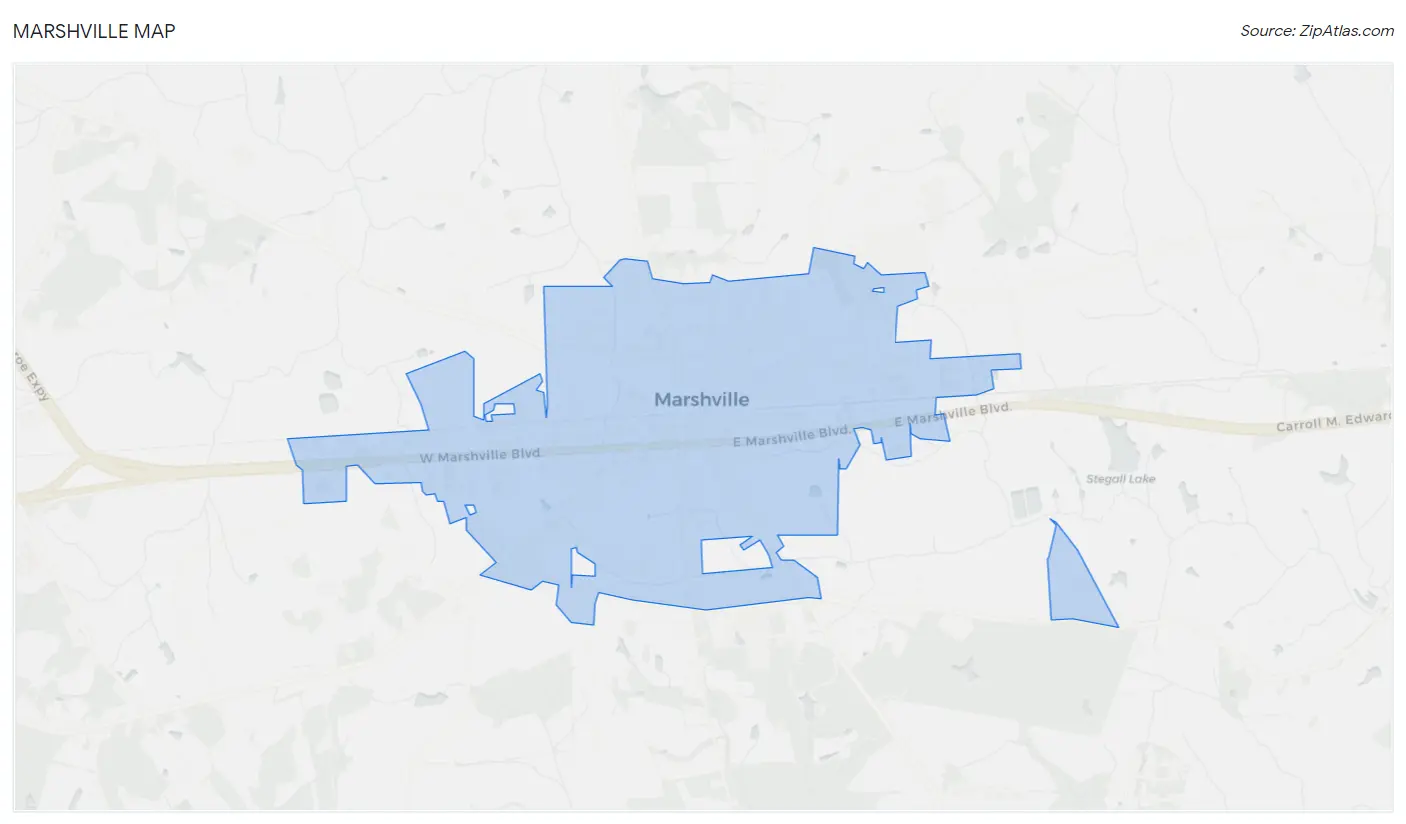 Marshville Map