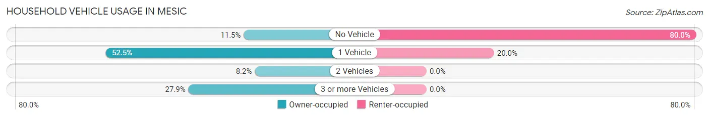 Household Vehicle Usage in Mesic