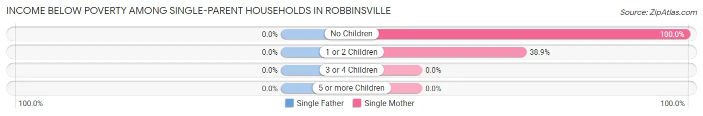 Income Below Poverty Among Single-Parent Households in Robbinsville