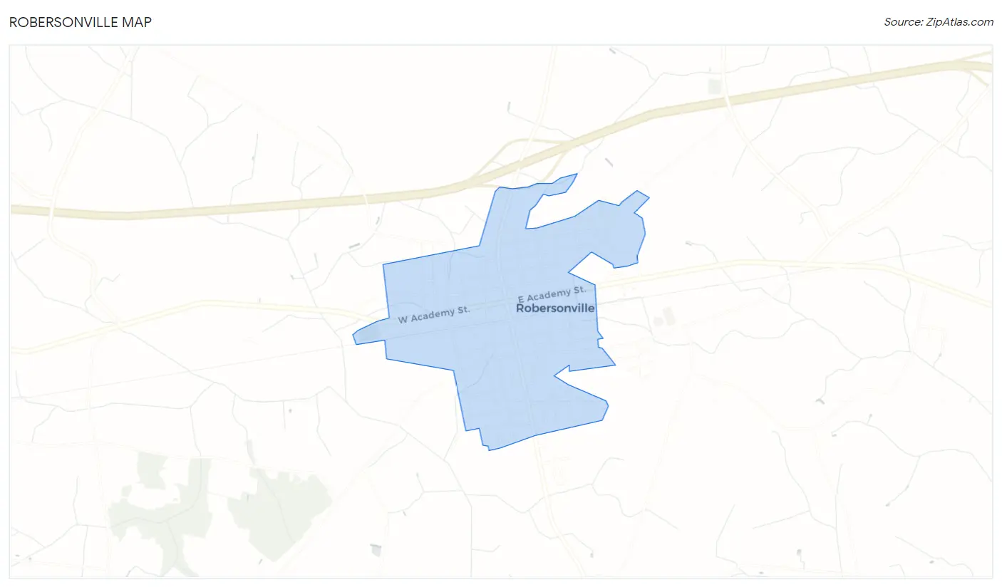 Robersonville Map
