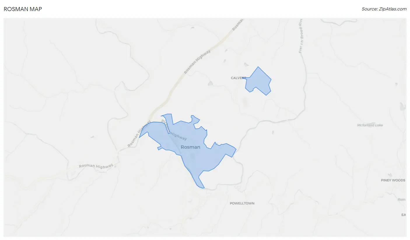 Rosman Map