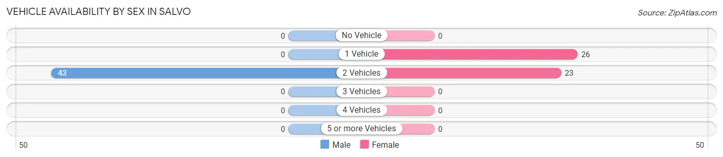 Vehicle Availability by Sex in Salvo