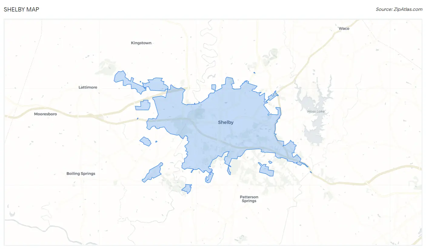 Shelby Map