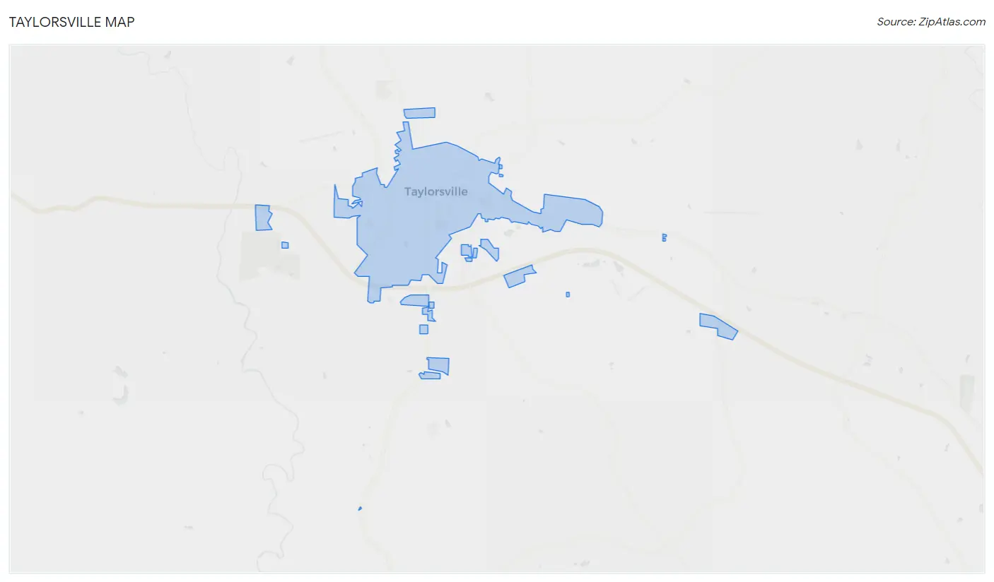 Taylorsville Map