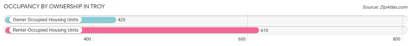 Occupancy by Ownership in Troy
