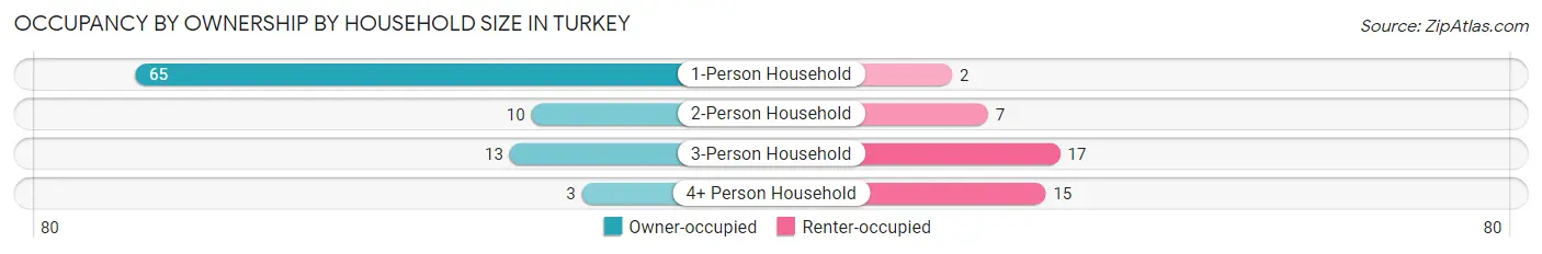 Occupancy by Ownership by Household Size in Turkey