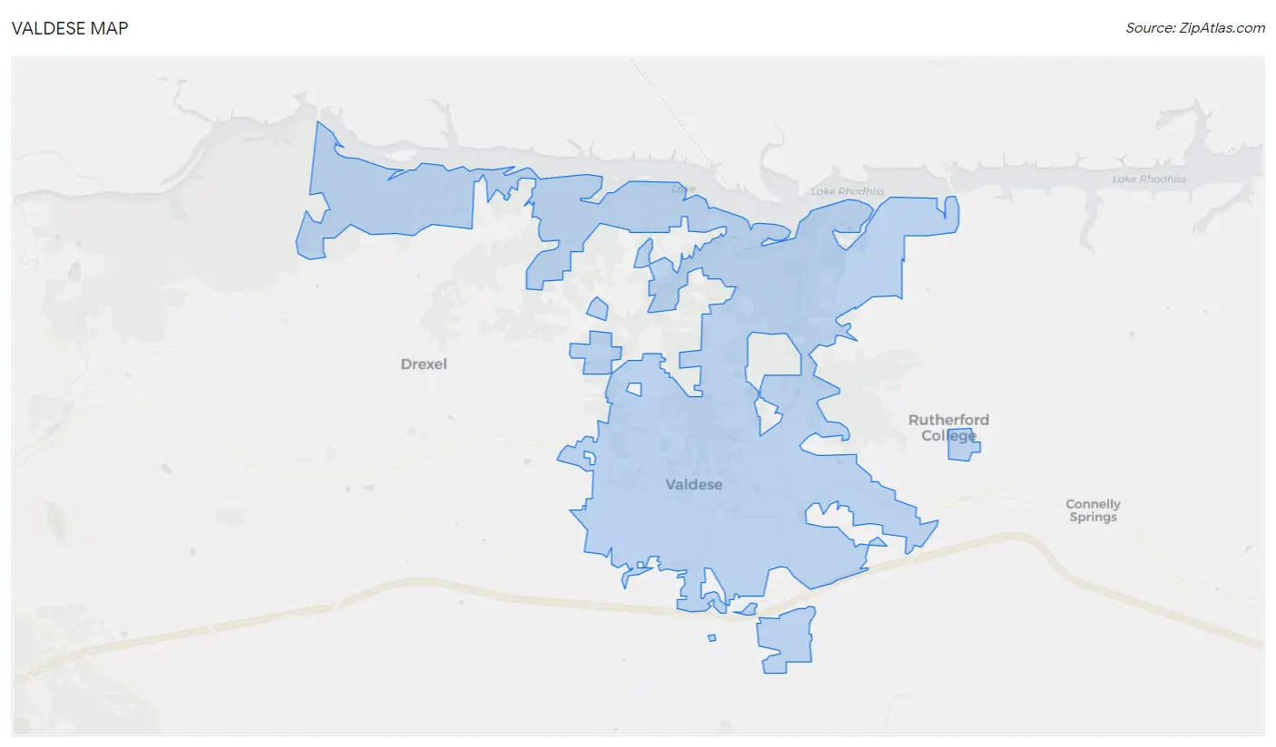 Valdese Map