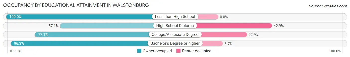 Occupancy by Educational Attainment in Walstonburg