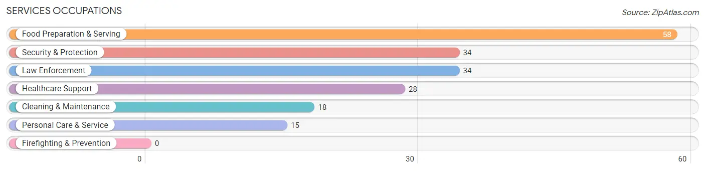 Services Occupations in Wentworth